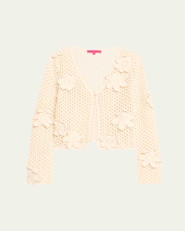 Floral Crochet Cardigan